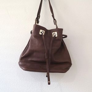 Kate Spade bucket leather brown purse